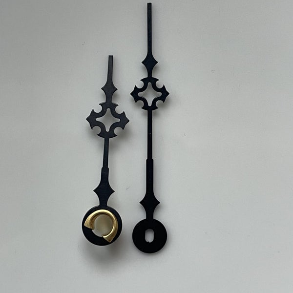 ONE Pair of American Replacement Clock Hands–Spade Style–56mm/68mm Minute Hand Carousel 1