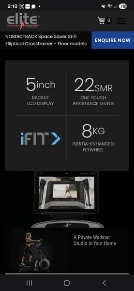 NordicTrack SpaceSaver SE7i64627155710595113