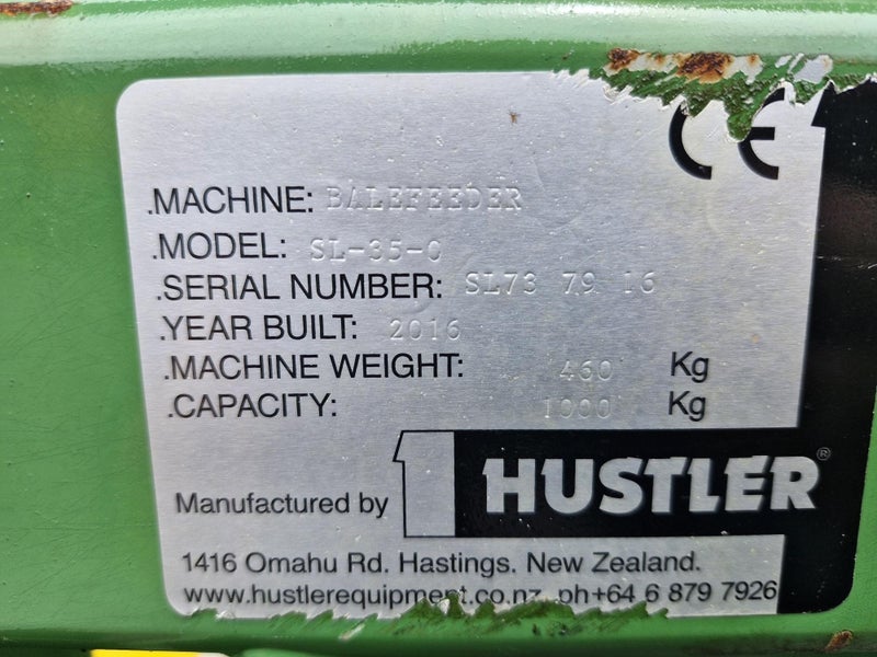 Used Hustler SL350 Bale Feeder - 2016 model ($6500 + GST) Carousel 6