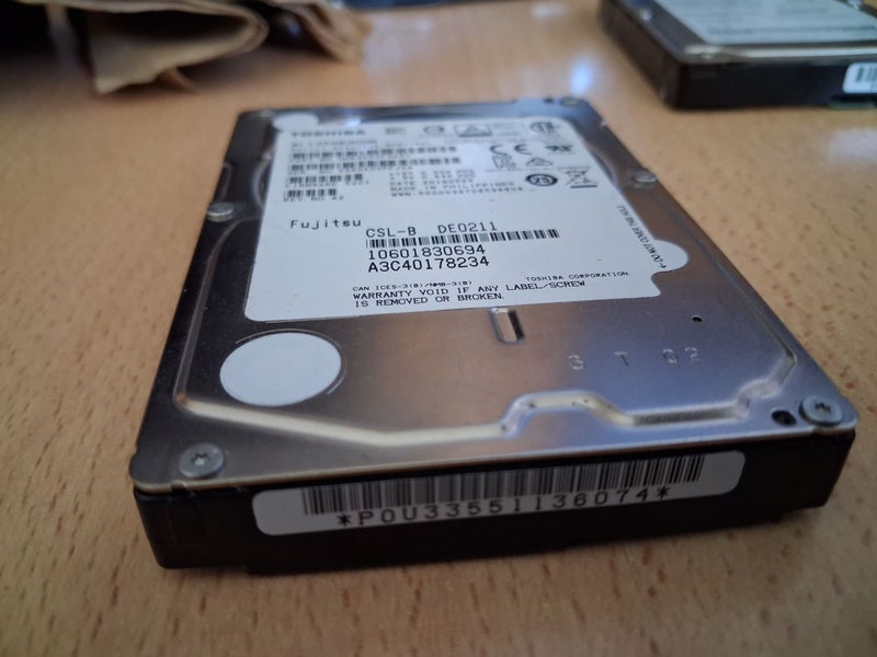 Toshiba 300GB SAS Server 2.5" HDD, 15,000 RPM Carousel 3