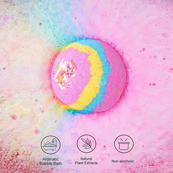 Bath Bomb 12pcs XL Bubbly Organic Bath Bombs Gift Set Carousel 2