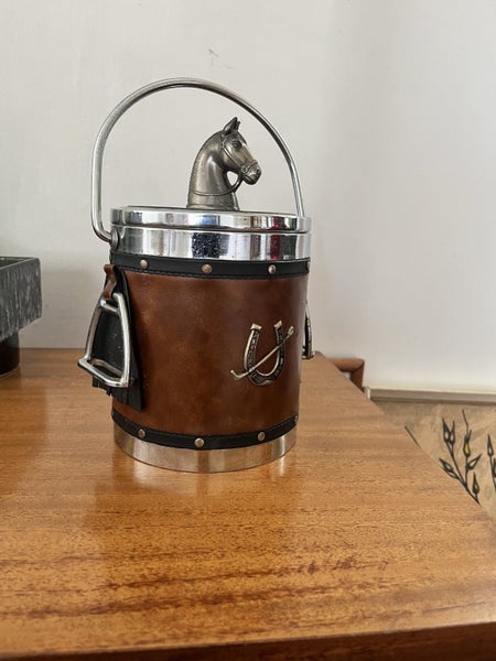 Vintage Quirky /horsey ice bucket . Carousel 5