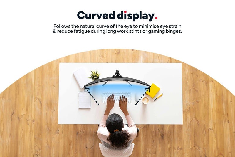 Kogan Infinity 49" Curved Ultrawide Dual QHD 5K 120Hz 1ms Freesync USB-C Gaming Carousel 2