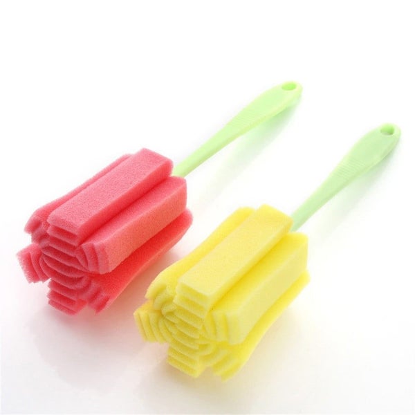 Bottle Brush Sponge Cup Washer Brush Long Handle Cleaner Brush for Bottle G Carousel 2