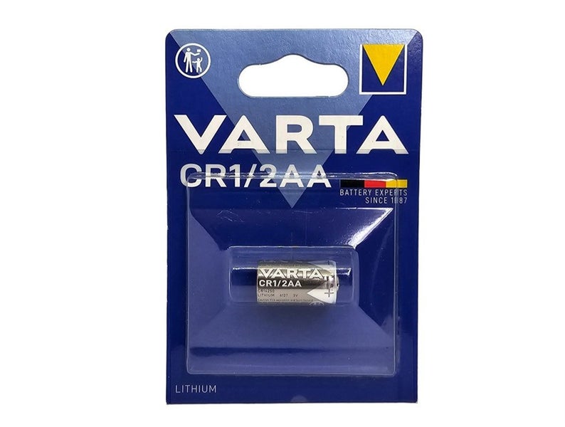 VARTA CR1/2AA (1/2AA, 6127, CR14250) 3V Lithium Battery - 1 Pack Carousel 1