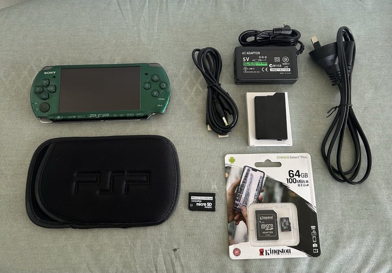 PSP 3000 – Carnival Green | 64 GB | Fully Set Up Carousel 1