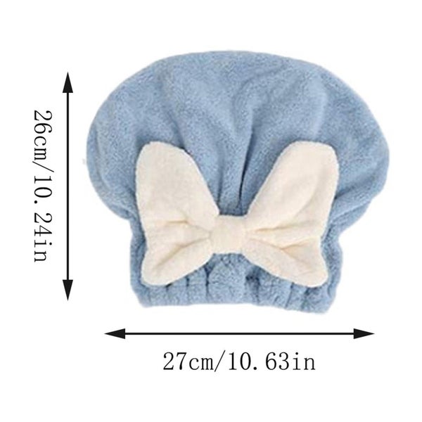 Microfiber Hair Drying Towels, Super Absorbent Turban Hair Towel Cap, Quick Carousel 4