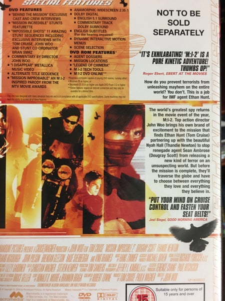 MISSION IMPOSSIBLE 2 - MI-2 - TOM CRUISE Carousel 2