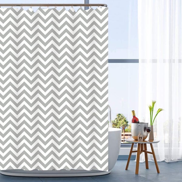 Large Area Easy To Clean Sterile Cloth Shower Curtain Watertight And Mould Carousel 1