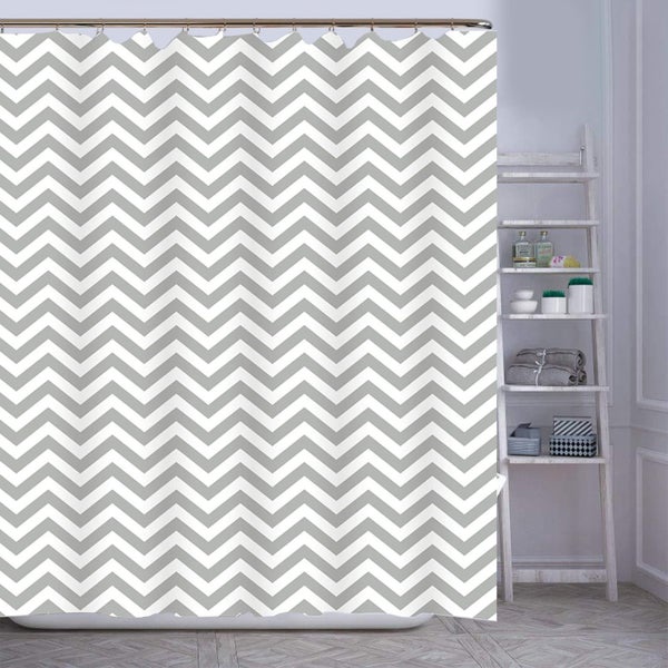 Large Area Easy To Clean Sterile Cloth Shower Curtain Watertight And Mould Carousel 6