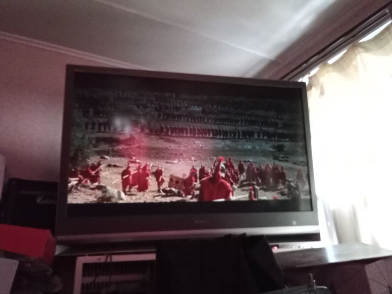 Sony Bravia large rear projection 60inch I think ? Carousel 1