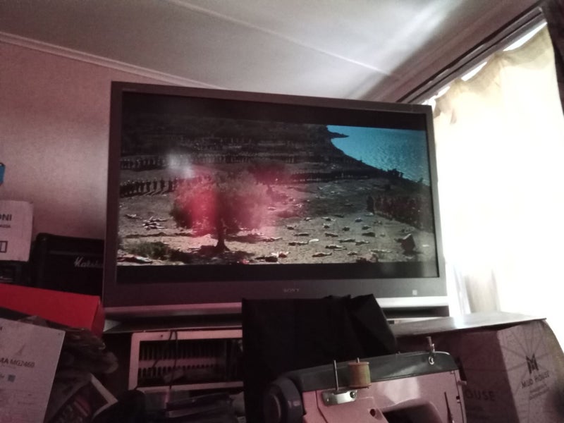 Sony Bravia large rear projection 60inch I think ? Carousel 2
