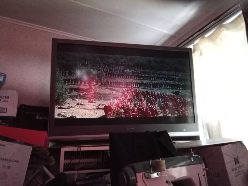 Sony Bravia large rear projection 60inch I think ? Carousel 3