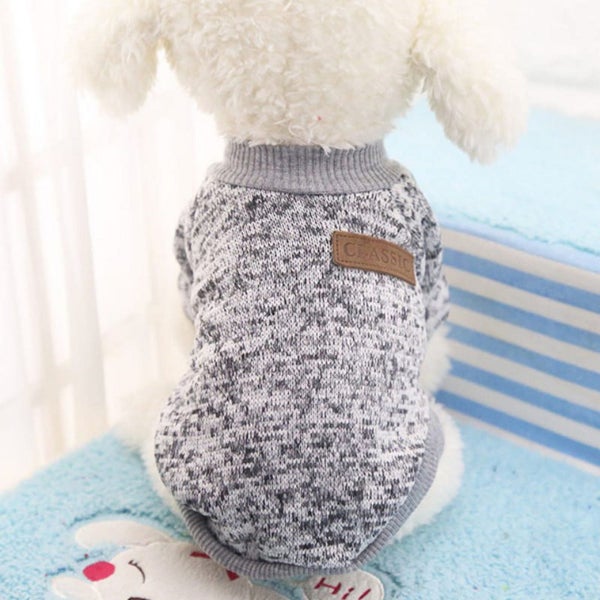 Pet Dog Sweater Warm Causal Coat Winter Jacket Vest Party Apparels For Pupp Carousel 1