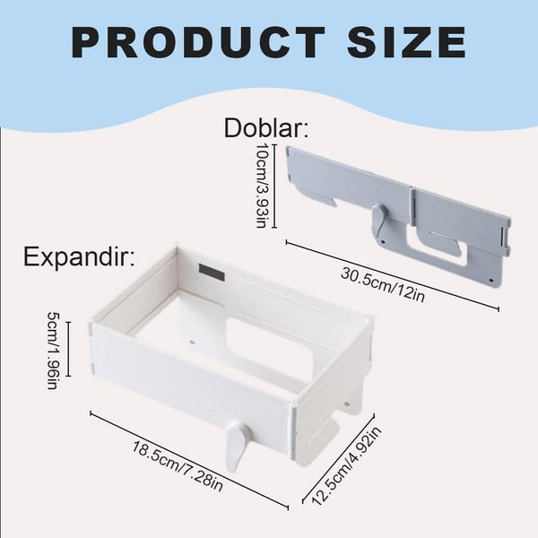 Space-Saving Foldable Trash Bag Holder, Wall Mounted Collapsible Garbage Ba Carousel 8