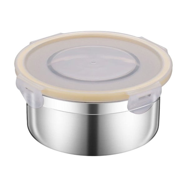 Stainless Steel Food Storage Containers, Stackable Bento with Lid, Airtight Carousel 2
