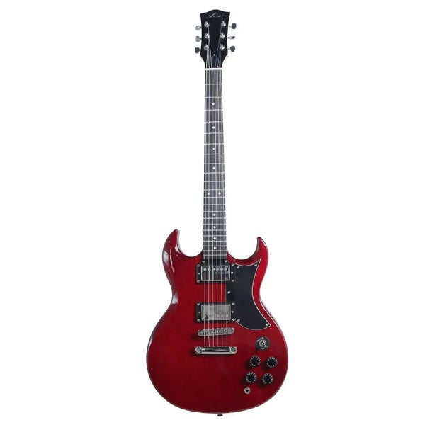 Artist AG1 Red Electric Guitar w/ Accessories & Amp Carousel 2