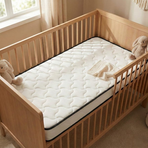 Dreamz Baby Kids Spring Mattress Bed Cot Crib Breathable Firm Foam 13cm Thick Carousel 1