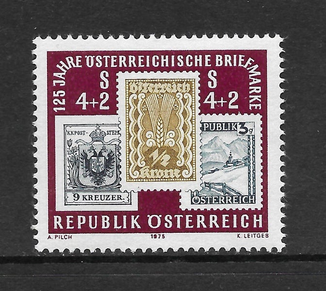 Austria - 1975 Stamp Day Set (1) - UHM - 1752 Carousel 1