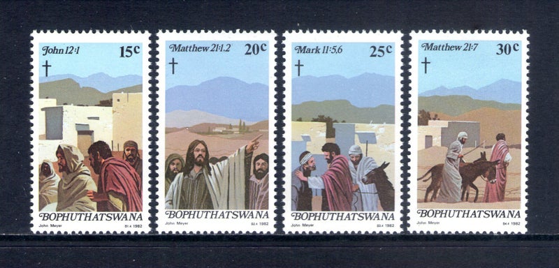 Bophuthatswana - 1982 Easter Set (4) - UHM - 88/91 Carousel 1