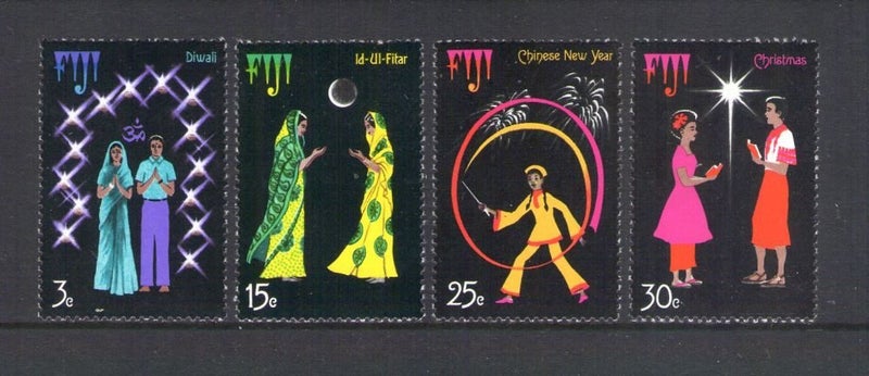 Fiji - 1975 Festivals Set (4) - UHM - 521/4 Carousel 1