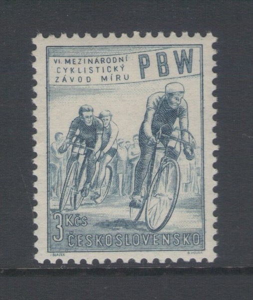 Czechoslovakia - 1953 Cycle Race (1) - UHM - 761 Carousel 1