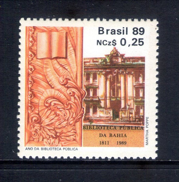 Brazil - 1989 Public Library Year Set - UHM - 2344 Carousel 1