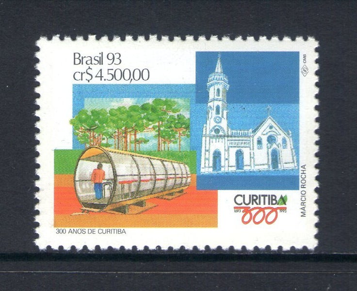 Brazil - 1993 Critiba / Railway Set (1) - UHM - 2568 Carousel 1