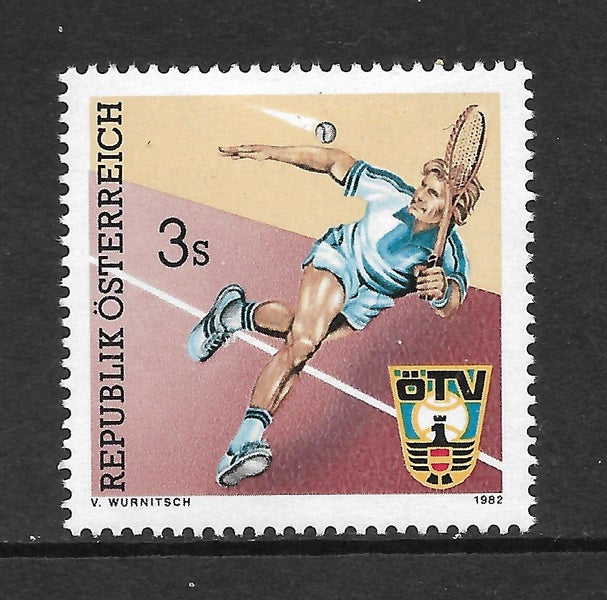 Austria - 1982 Lawn Tennis Set (1) - UHM - 1934 Carousel 1