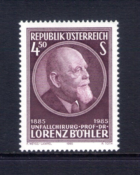 Austria - 1985 Prof. Dr Lorenz Bohler Set (1) - UHM - 2040 Carousel 1