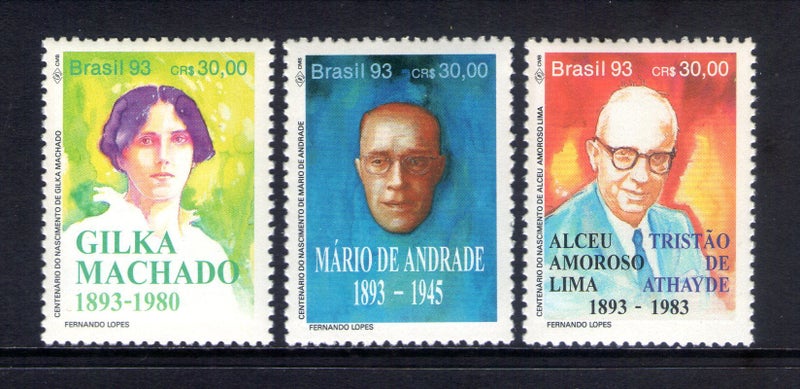 Brazil - 1993 Book Day Set (3) - UHM - 2604/6 Carousel 1