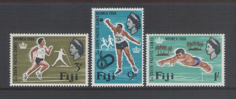 Fiji - 1966 SP Games Set (3) - UHM - 356/8 Carousel 1