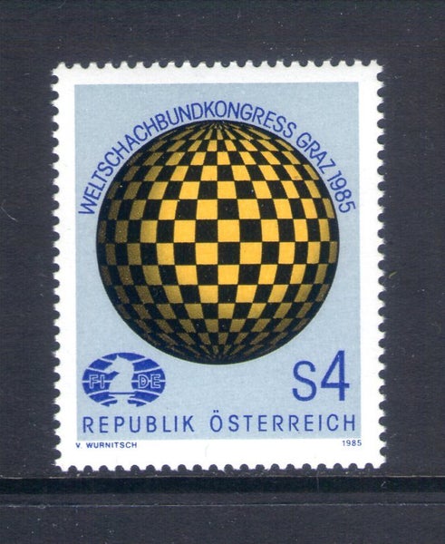 Austria - 1985 World Chess Association Set (1) - UHM - 2063 Carousel 1
