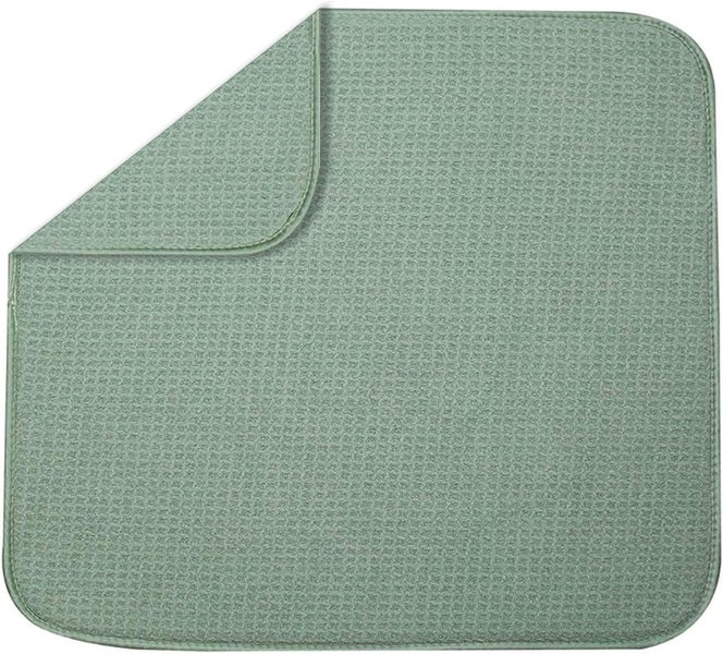 Microfiber Dish Drying Mat Super Absorbent, Reversible Dish Drying Mat for Carousel 1