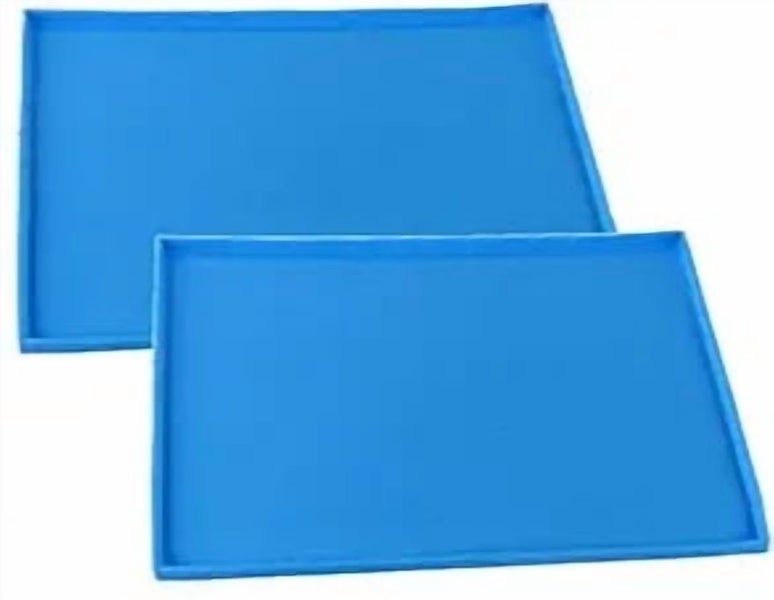 Silicone Swiss Roll Cake Mat - 2Pcs Silicone Baking Mat, Jelly Roll Pan, No Carousel 1