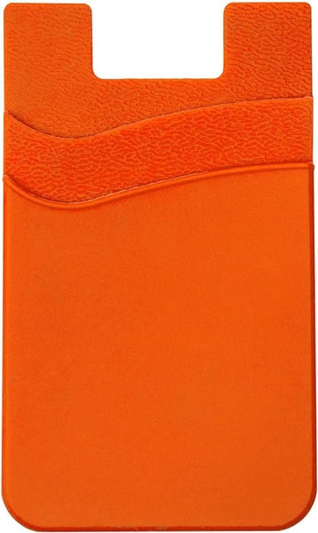 Silicone Phone Card Holder Double Slot Pocket, Stick On Wallet, Adhesive Cr Carousel 1