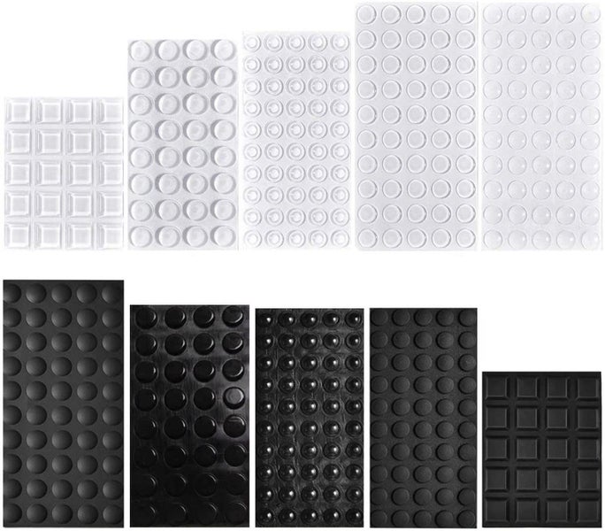 404 Pcs Rubber Feet Bumpers Pads, Self Adhesive Stick Bumper for Glass Tabl Carousel 1