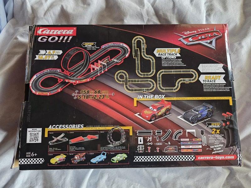 Carrera GO!!! Disney Pixar Cars – “Speed Challenge” slot car set RRP $249 Carousel 2