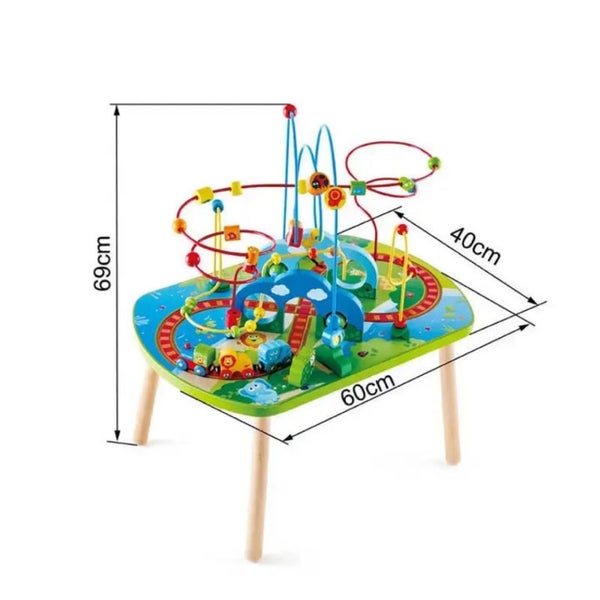 Hape Jungle Adventure Railway Table Carousel 1