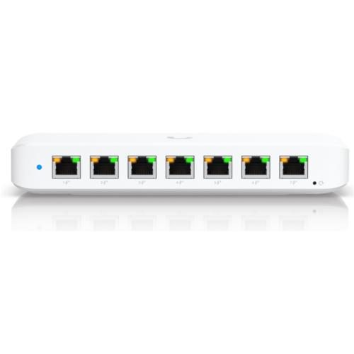 Ubiquiti Unifi USW-Ultra 7-Port Gigabit L2 Managed PoE-Passthrough PoE Switch Carousel 1