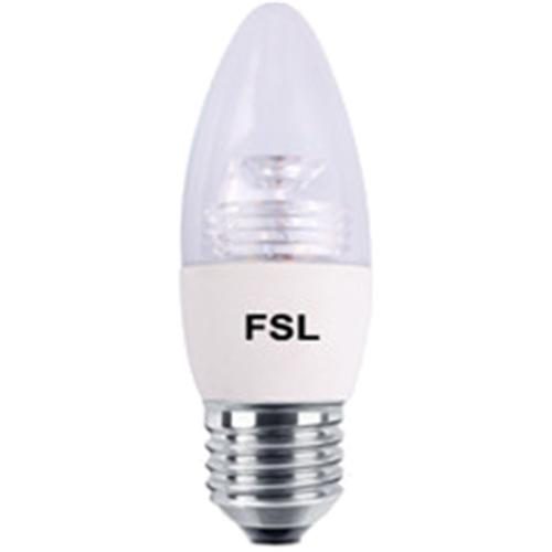 FSL LED Bulb C38-5W-E27/ES - Warm White 3000K - 470lm - Non-Dimmable Carousel 1