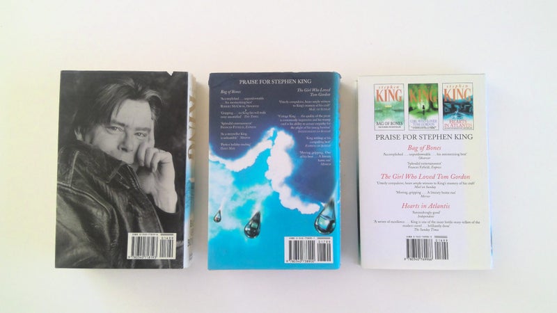 3x Stephen King Hardback Covers64636653276546111