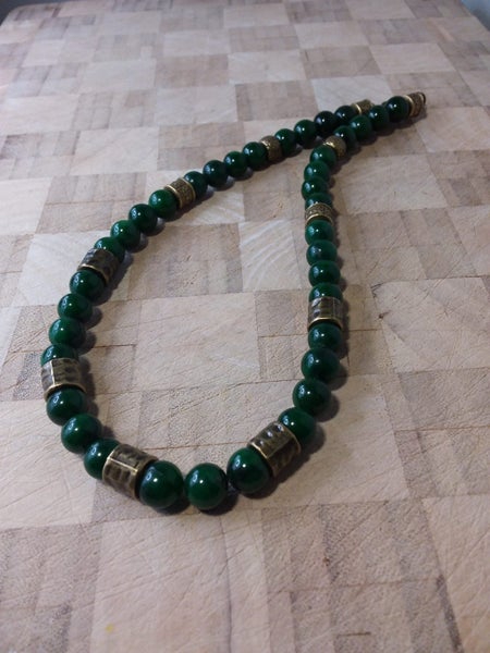 Greenstone Necklace (Undyed Nephrite) — Strength, Connection and Everyday Style Carousel 1