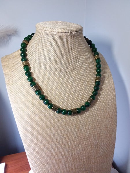 Greenstone Necklace (Undyed Nephrite) — Strength, Connection and Everyday Style Carousel 4