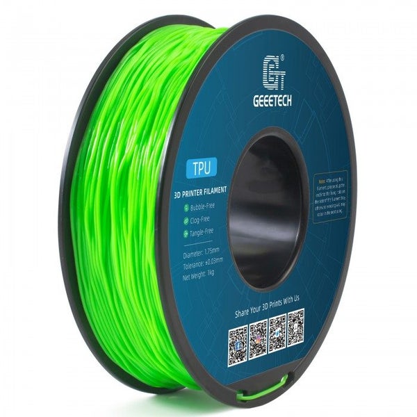 GEEETECH TPU-95A 1KG Green 1.75mm 3D Printer Filament Carousel 2