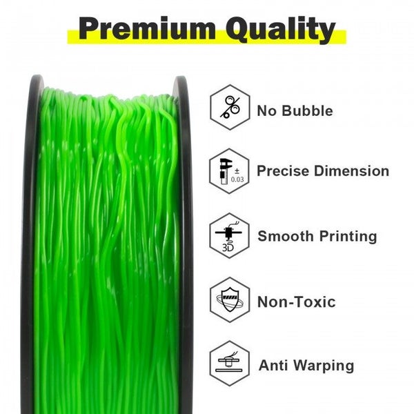GEEETECH TPU-95A 1KG Green 1.75mm 3D Printer Filament Carousel 5