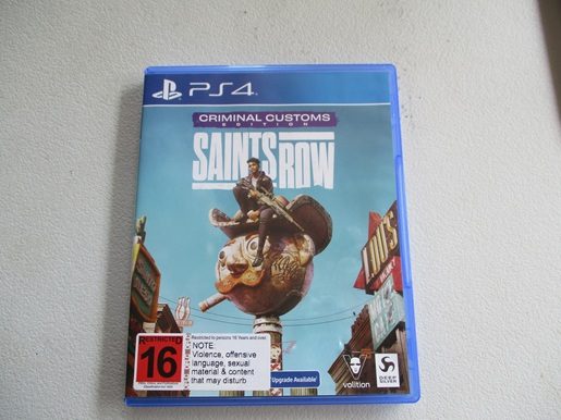 PS4 SAINTS ROW CRIMINAL CUSTOMS EDITION - MINT, BONUS CODES UNUSED - XMAS READY! Carousel 1