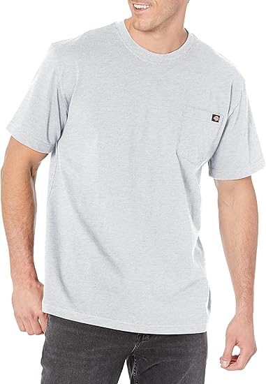 Dickies Men’s Heavyweight Pocket T-Shirt – Grey – 2XL – BRAND NEW64637666366849110
