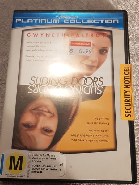 DVD. Sliding Doors - Platinum Collection. Good story. Good condition