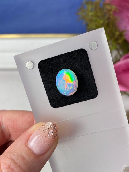 $1RES ~ $2280 Buy Now * Premium 3.91ct Natural Opal - Intense Broadflash Pattern64637891628291110